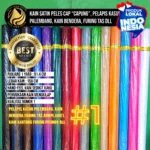 Kain Peles CAPUNG Premium Furing Roll 50 & 100 Yard Bahan Bendera Merah Putih Umbul Umbul Serat Rapat Mengkilap Lebar 158cm